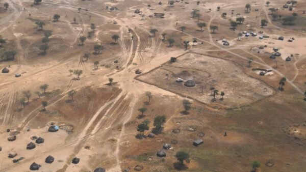 File photo: an aerial view of Abyei in the disputed Abyei region.