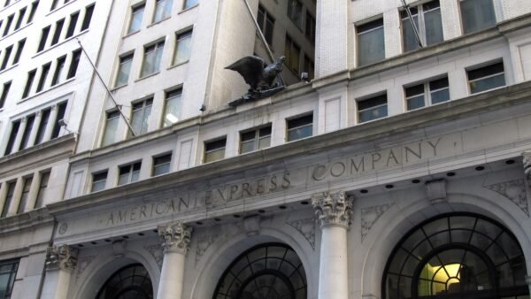 File photo: The American Express Company Building at 65 Broadway, New York.