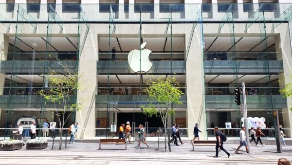 File photo: the Apple Store on George Street, Sydney, Australia.