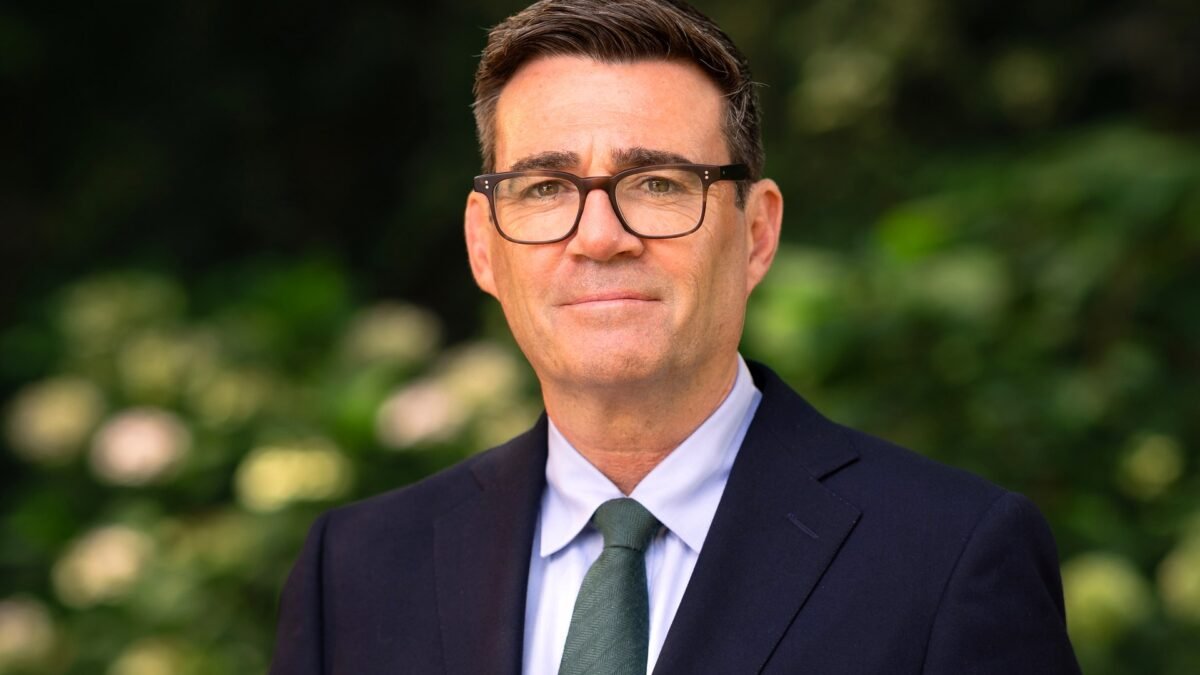 File photo (22 July 2026): Prime Minister Andy Burnham, official portrait at 10 Downing Street.