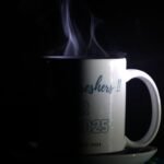 File photo: steam rising from a hot cup of coffee — coffee was one of the five scents transmitted in the Scentronic study.