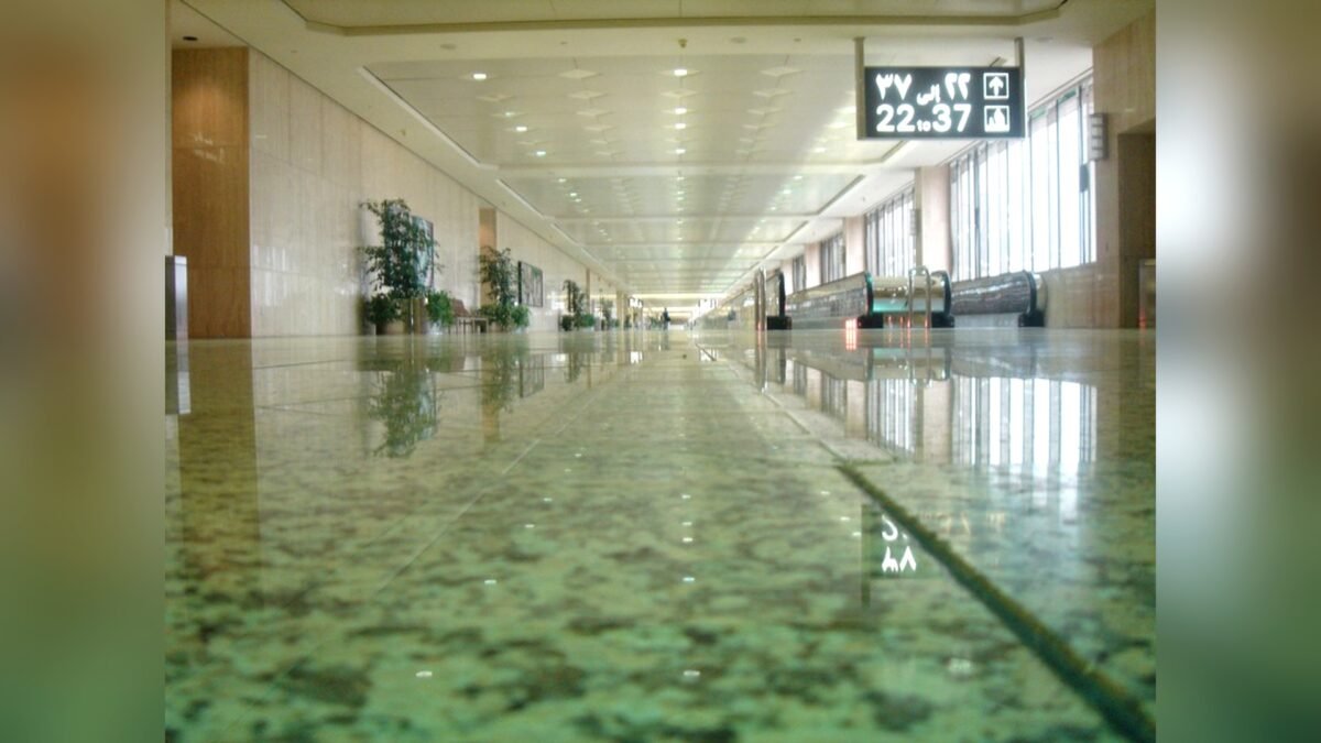 File photo: a concourse inside King Fahd International Airport in Dammam, Saudi Arabia.