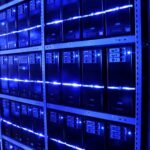 Server room — PHP2Shell vulnerability triggers emergency patching.