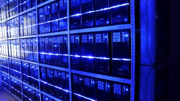 Server room — PHP2Shell vulnerability triggers emergency patching.