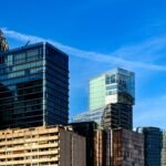 File photo: skyscrapers of the La Défense business district in Paris.