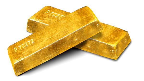 File photo: Gold bullion bars.