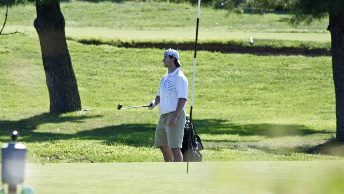 File photo: a golfer on the Red Course at the East Potomac Golf Links in Washington, D.C.
