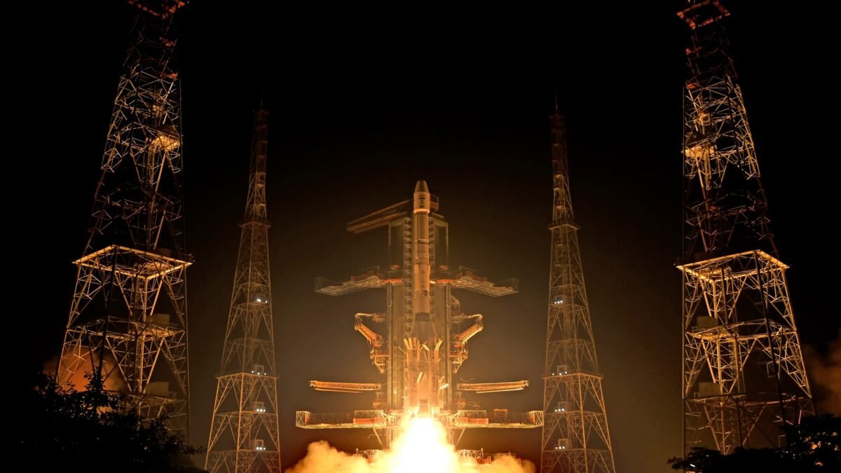 GSLV-F18 lifts off from the Satish Dhawan Space Centre, Sriharikota, carrying the NVS-03 navigation satellite on 30 October 2026.