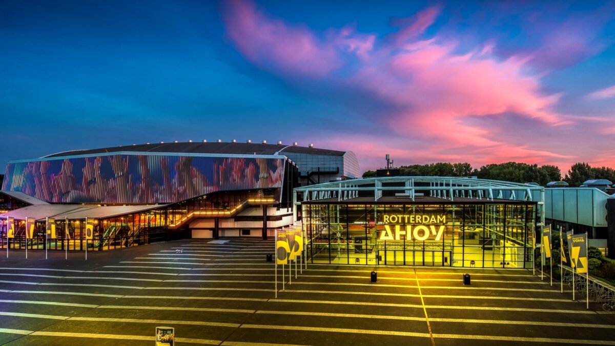 Rotterdam Ahoy, the venue hosting the 2026 World Artistic Gymnastics Championships.