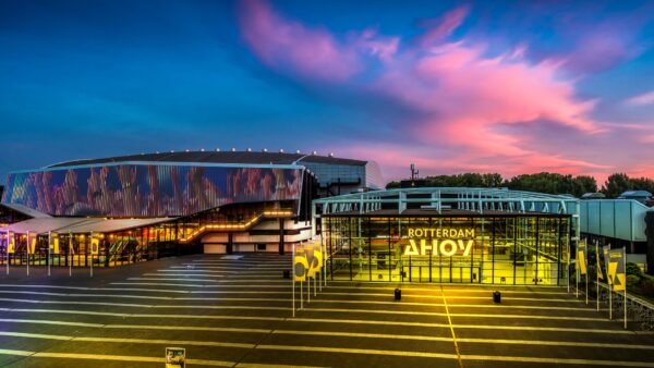 Rotterdam Ahoy, the venue hosting the 2026 World Artistic Gymnastics Championships.