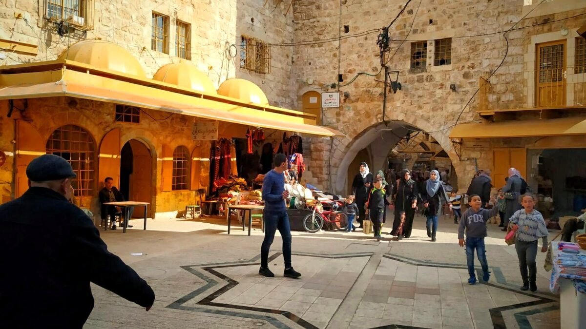 File photo: the old city souq in Hebron, in the occupied West Bank.