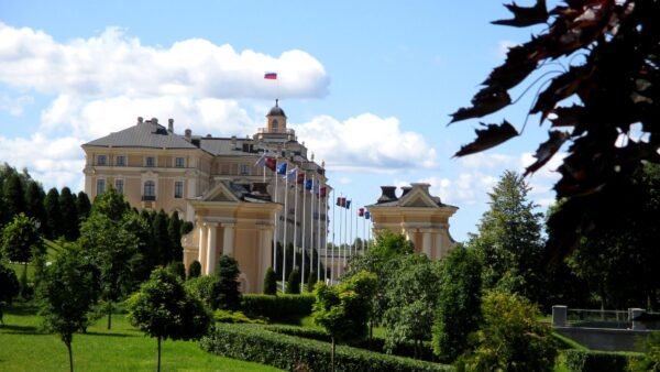 File photo: the Constantine Palace in Strelna, outside St Petersburg, where Vladimir Putin met US envoy Steve Witkoff