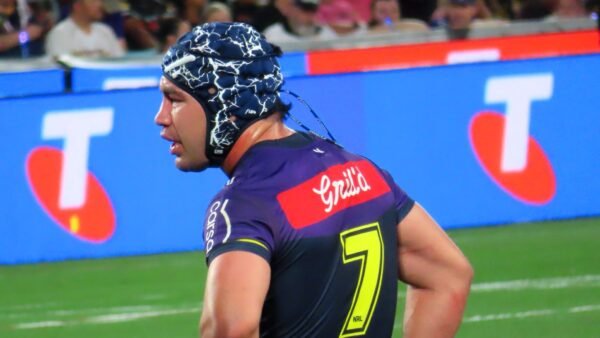 File photo: New Zealand halfback Jahrome Hughes during the 2024 NRL Grand Final.