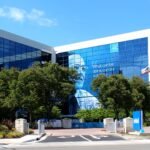 File photo: Intel headquarters, the Robert Noyce Building, in Santa Clara, California.