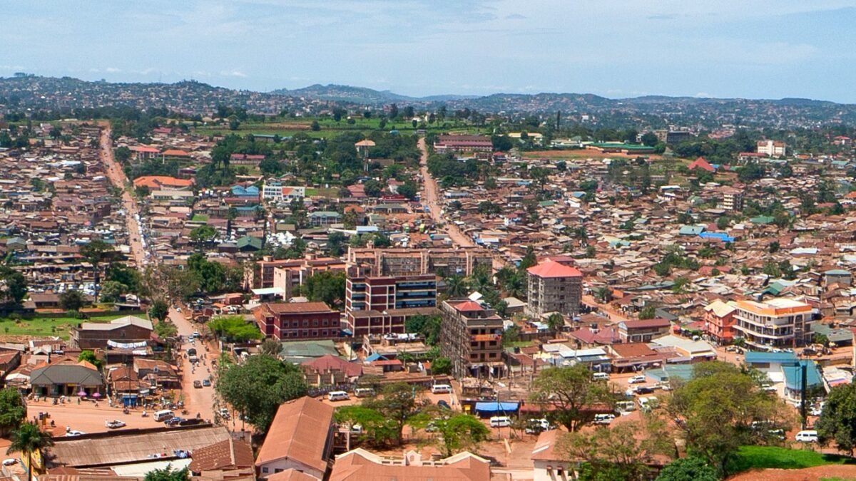 File photo: the city of Kampala, Uganda, viewed from the Old Gaddafi Mosque.