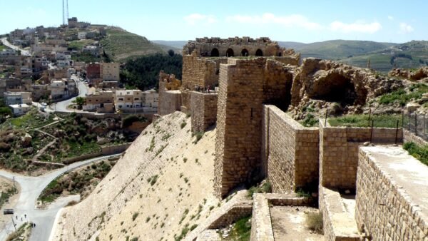 File photo: Al-Karak castle and town, Karak, Jordan, where the attack took place.