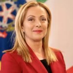 File photo: Italian Prime Minister Giorgia Meloni in her official portrait, April 2023.