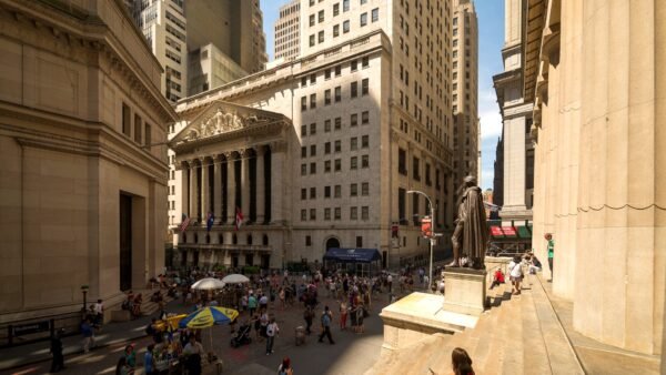 File photo: the New York Stock Exchange on Wall Street in New York City.