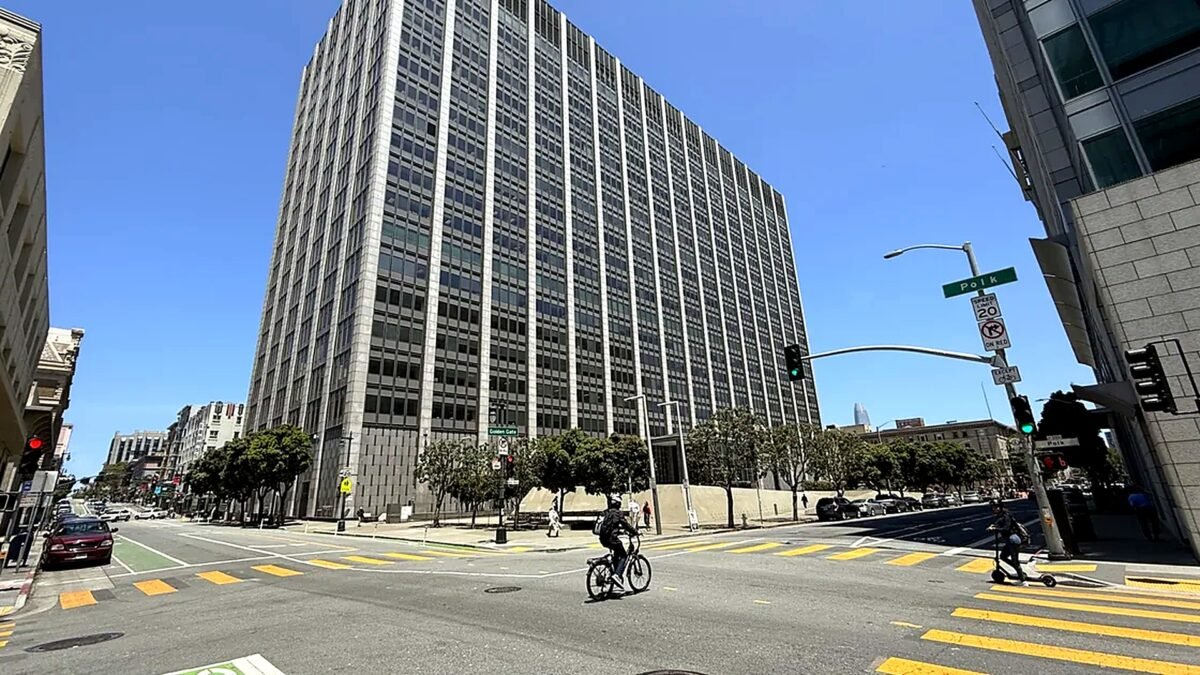 File photo: the Phillip Burton Federal Building and U.S. Courthouse in San Francisco, where Monday's detention hearing was held.