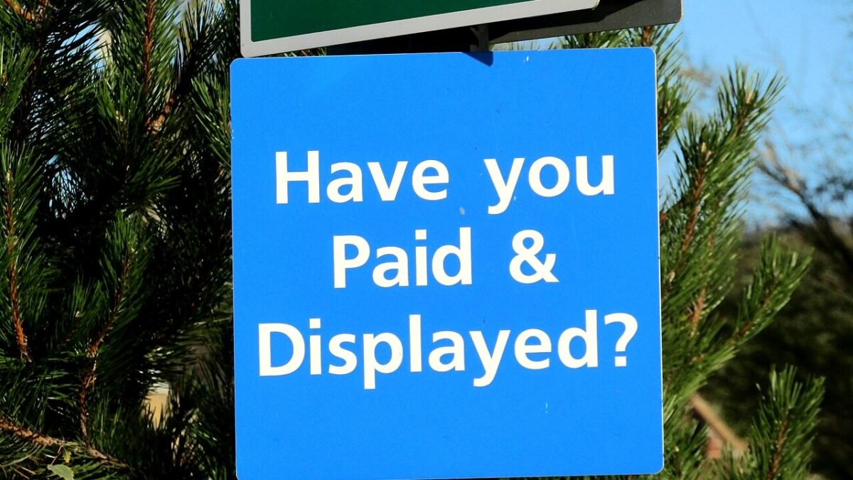File photo: a pay-and-display car park sign in the United Kingdom.