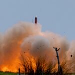 File photo: A US Army Patriot missile system fires during exercise Balikatan 23 in the Philippines, 25 April 2023.