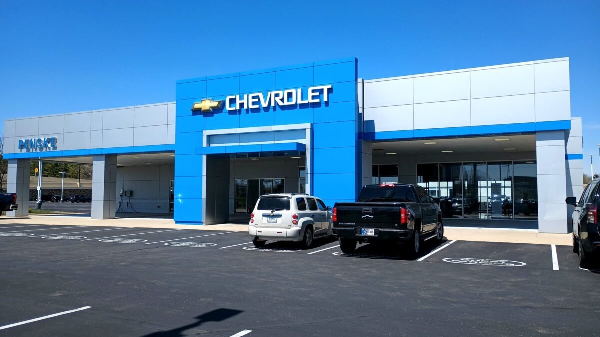 A Penske Chevrolet dealership in Indianapolis.