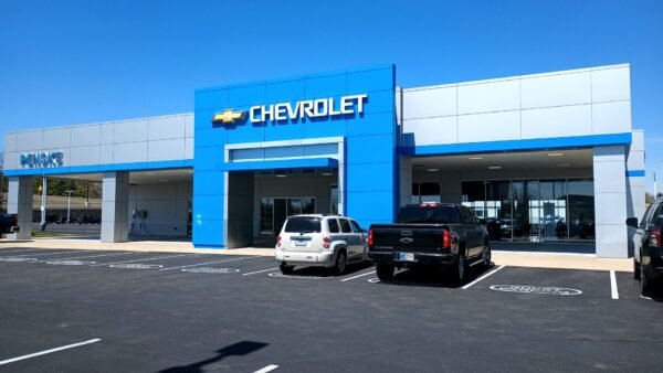 A Penske Chevrolet dealership in Indianapolis.