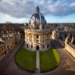 File photo: The Radcliffe Camera in Oxford, with its domed reading room, lawn and surrounding colleges.