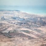 File photo: An aerial view of the Ras Tanura oil refinery on Saudi Arabia's Gulf coast.