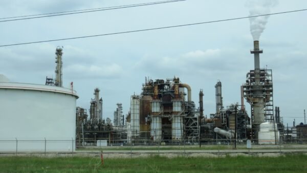 File photo: An oil refinery in Houston, Texas.