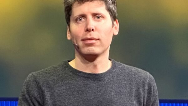 OpenAI chief executive Sam Altman speaking at TED 2025.