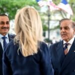 Pakistan Prime Minister Shehbaz Sharif (right) with Field Marshal Asim Munir at the White House in September 2025.
