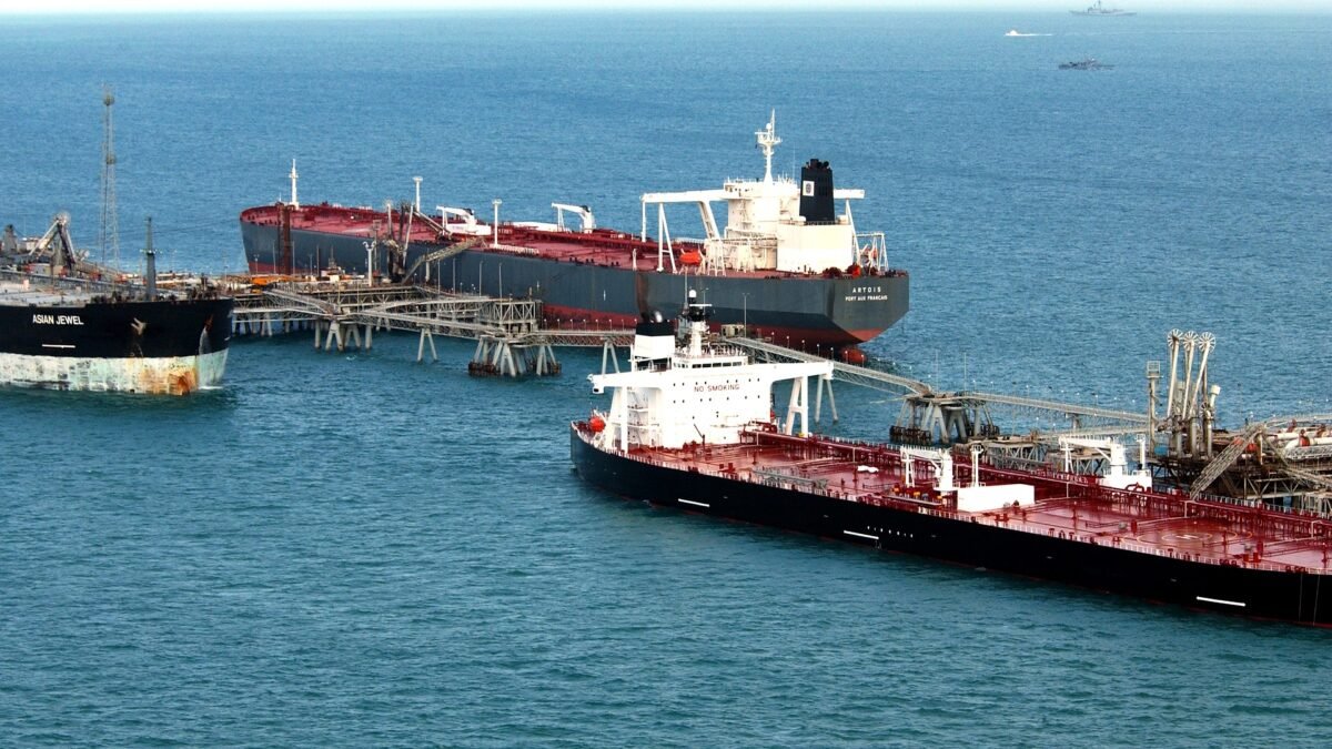 File photo: Oil tankers at Iraq's Al Basrah Oil Terminal in the Persian Gulf.