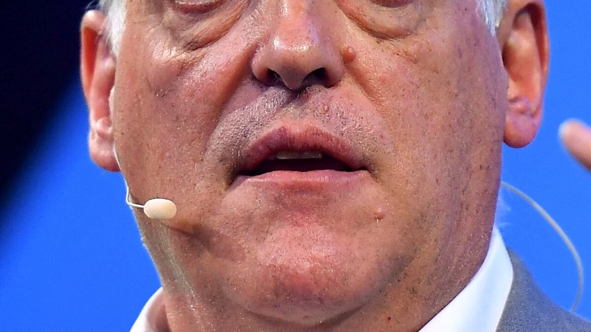La Liga president Javier Tebas pictured at Web Summit 2019 in Lisbon.