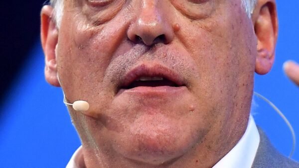 La Liga president Javier Tebas pictured at Web Summit 2019 in Lisbon.