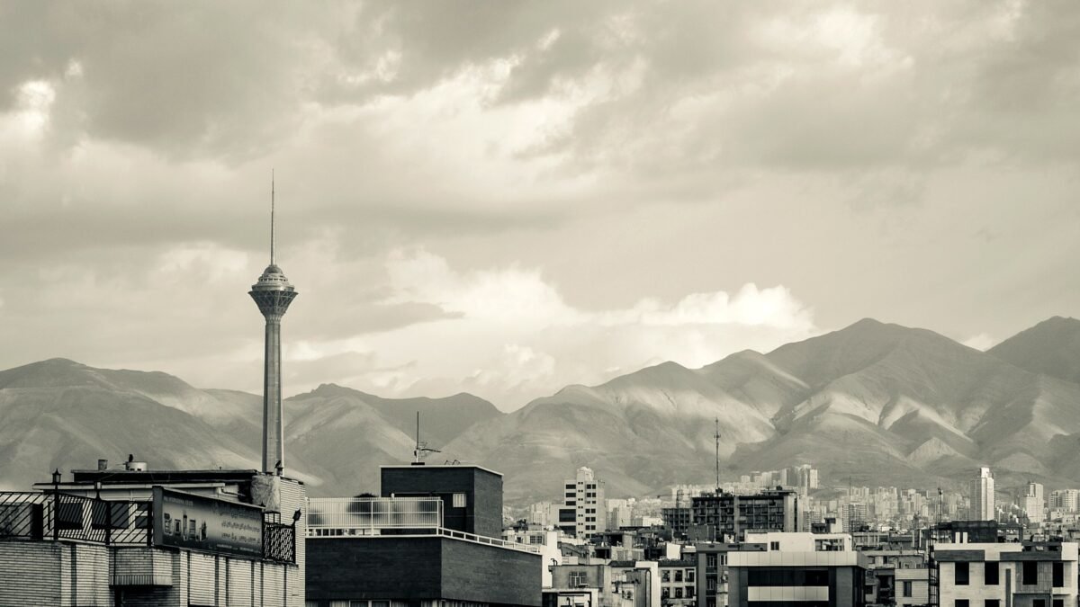 File photo: the Tehran skyline with Milad Tower and the Alborz mountains.