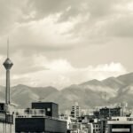 File photo: the Tehran skyline with Milad Tower and the Alborz mountains.