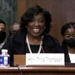 File photo: Judge Trina Thompson at her Senate confirmation hearing in February 2022.