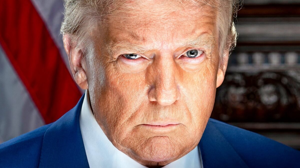 File photo: US President Donald Trump, official White House portrait.
