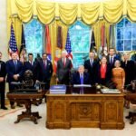 US President Donald Trump seated at the Resolute desk in the Oval Office on September 28, 2026, in an official White House photograph.