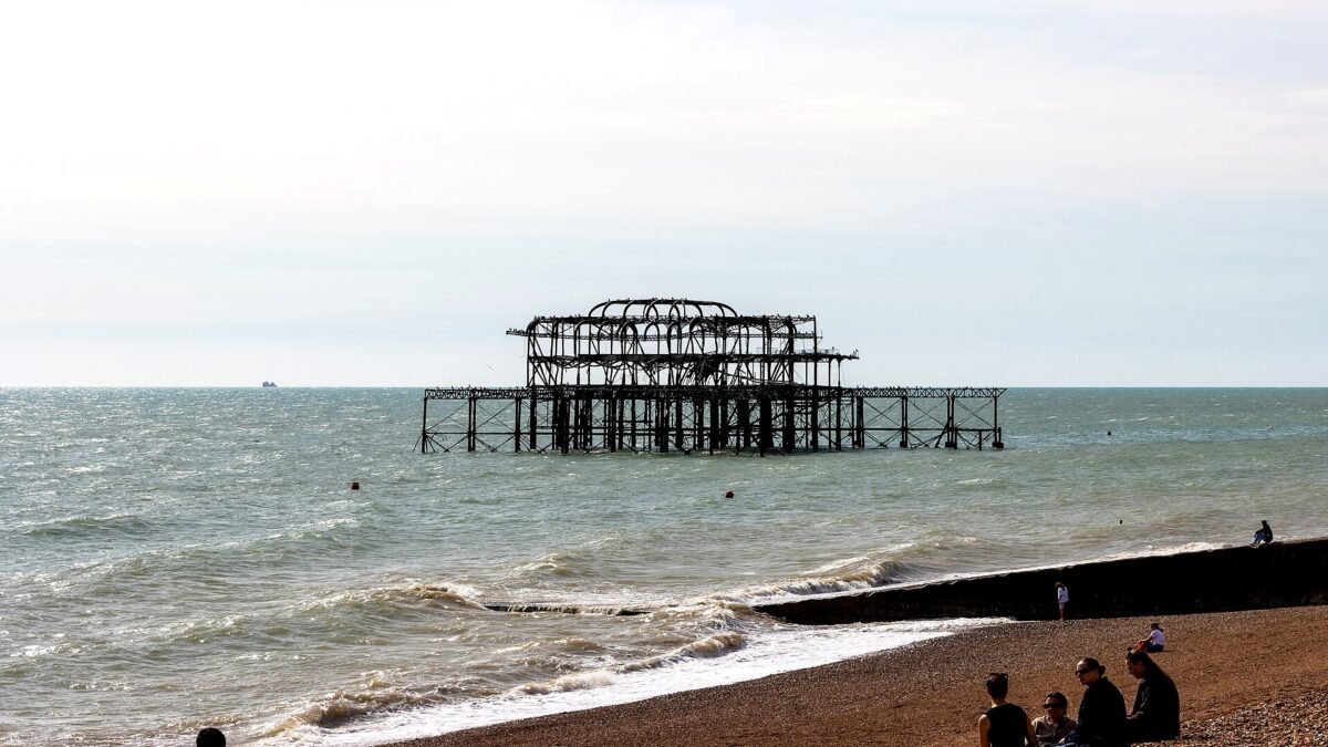 File photo: the ruins of the West Pier at Brighton, pictured in 2025.