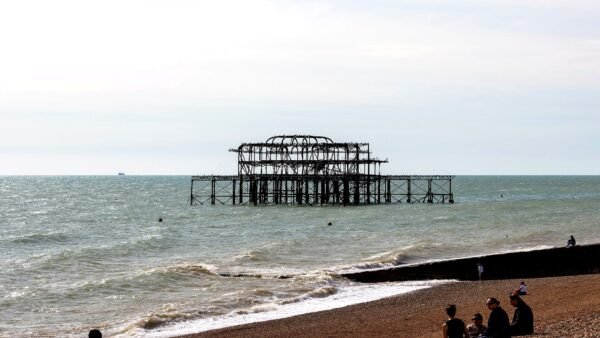File photo: the ruins of the West Pier at Brighton, pictured in 2025.