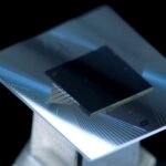 Google's Sycamore quantum processor — file photo of Google's superconducting quantum-chip hardware.