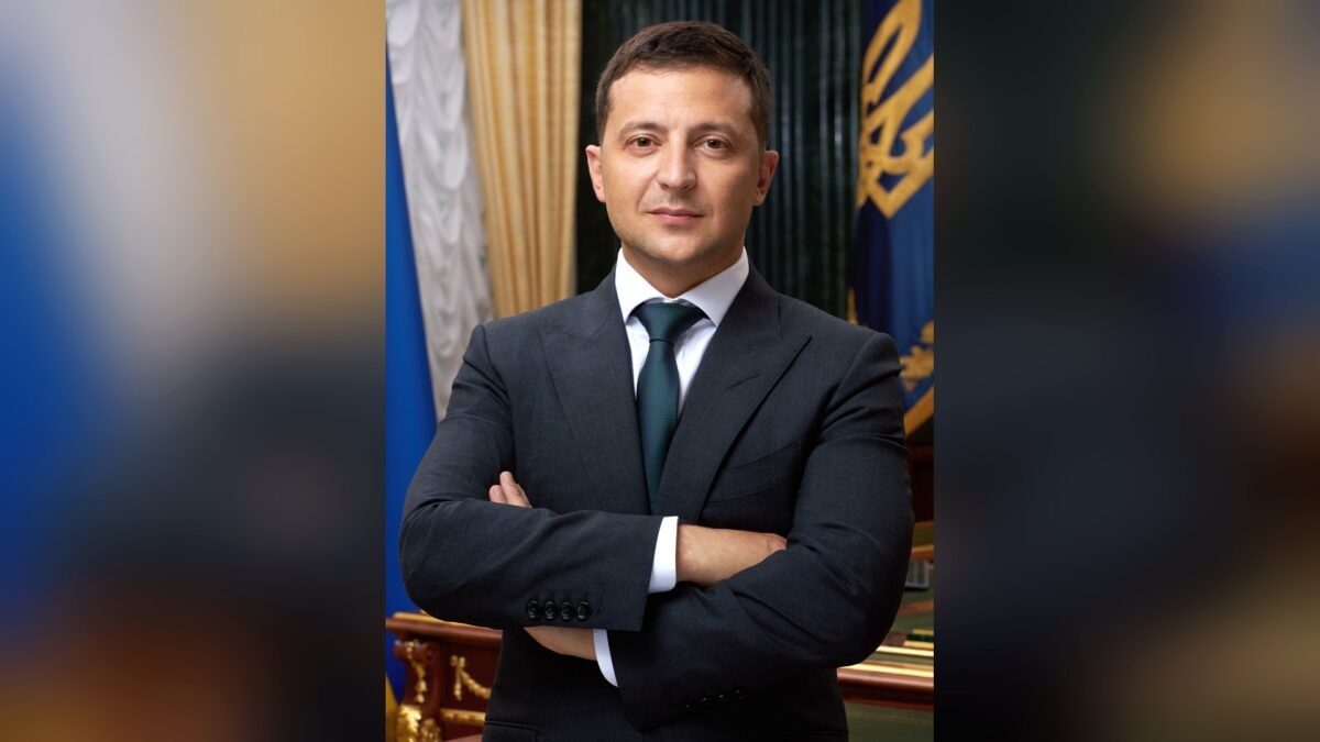 Official portrait of Ukrainian President Volodymyr Zelensky (file photo).